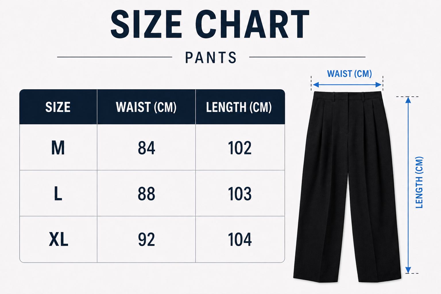 WIDE-LEG PLEATED  PANTS