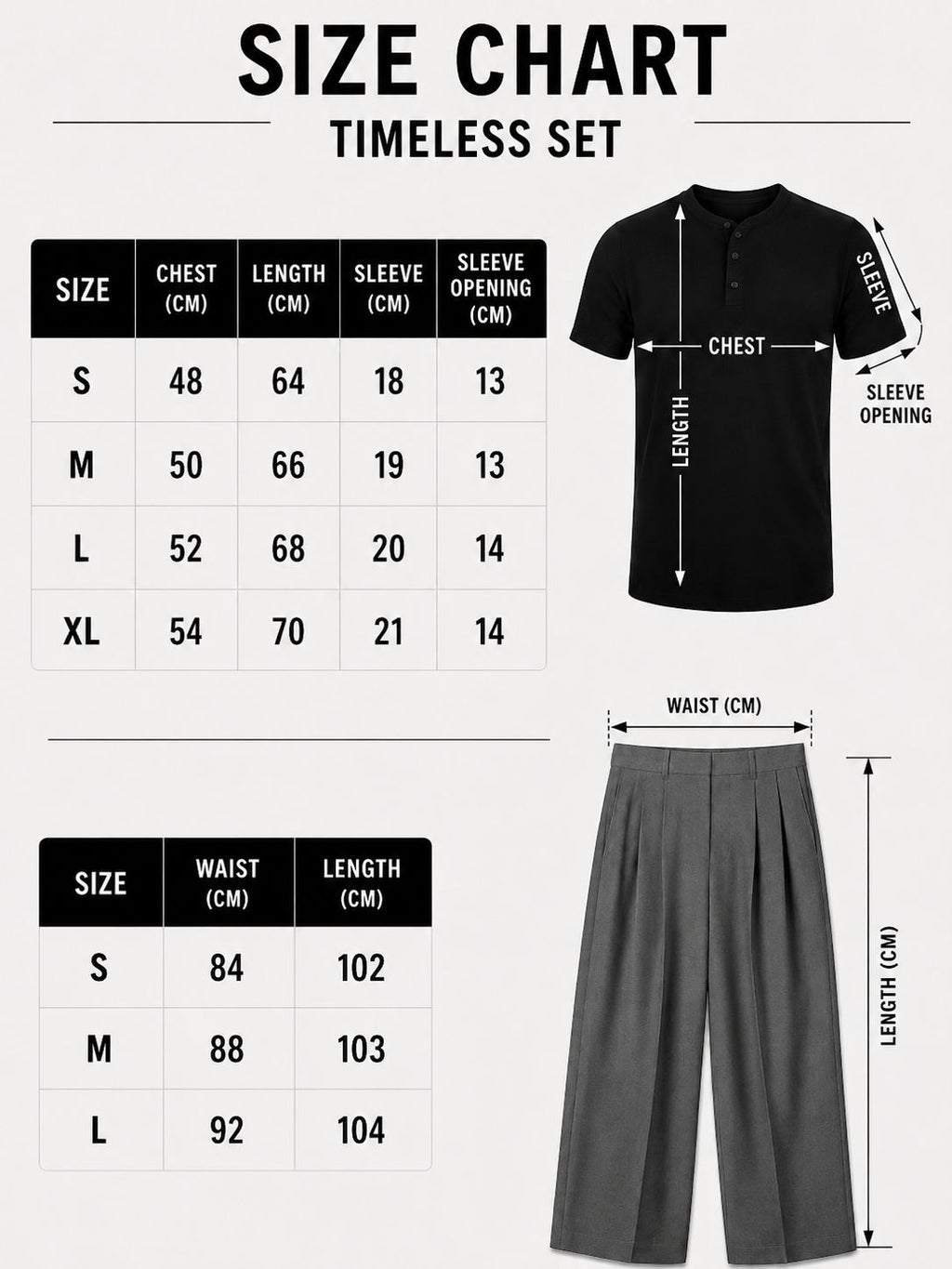 Black x Grey Timeless Set