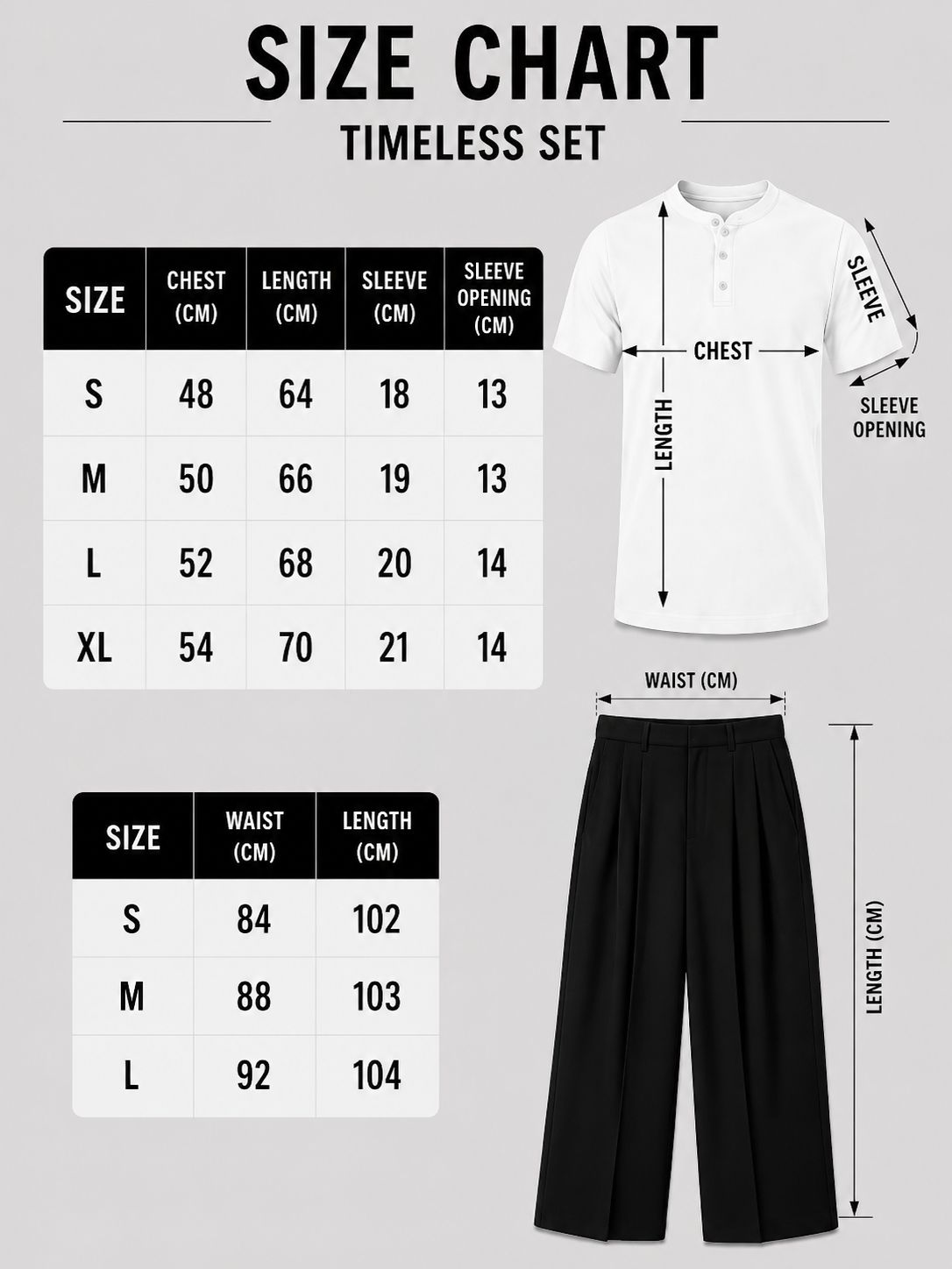 White x Black Timeless Set
