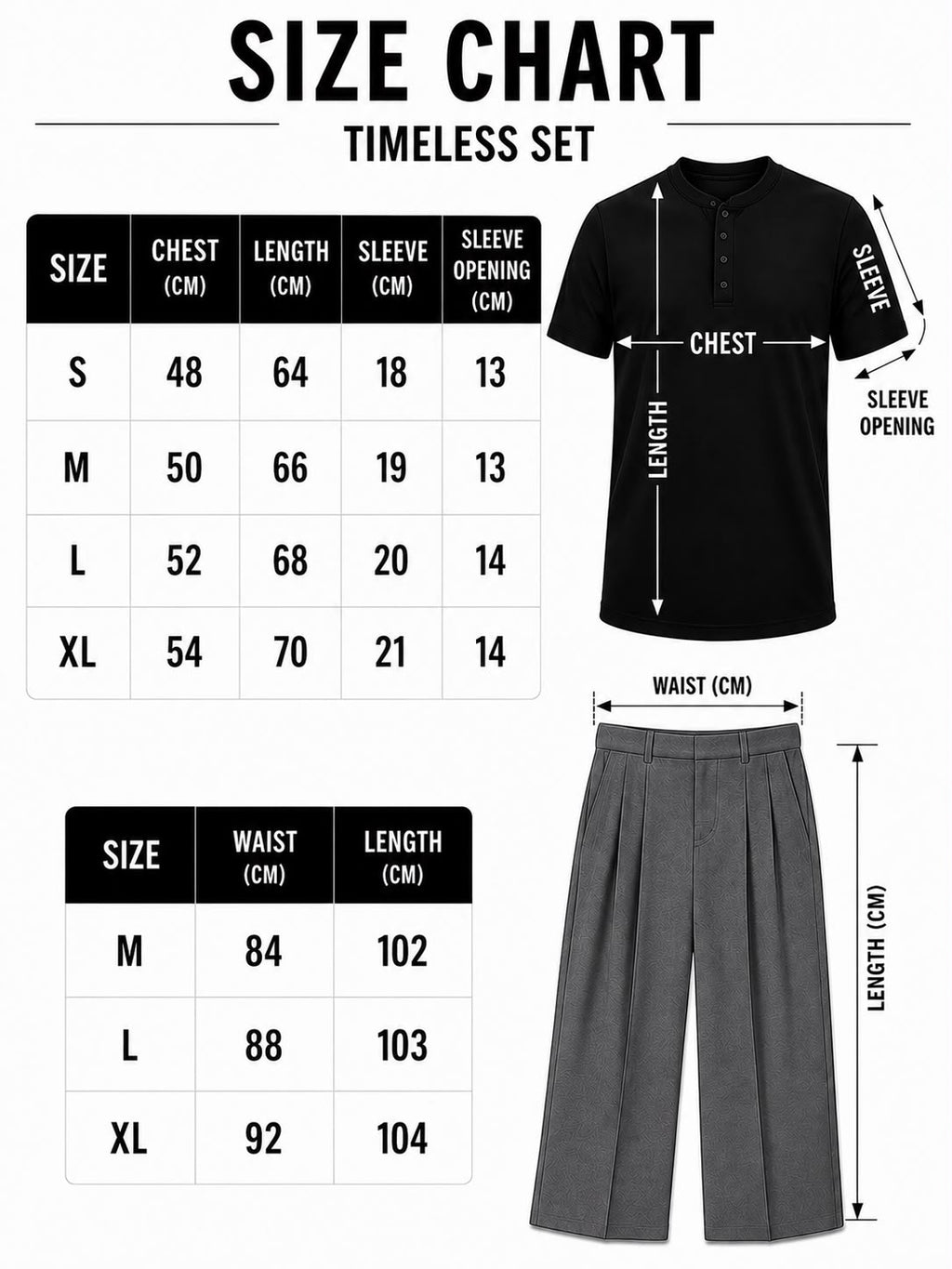 Black x Grey Timeless Set