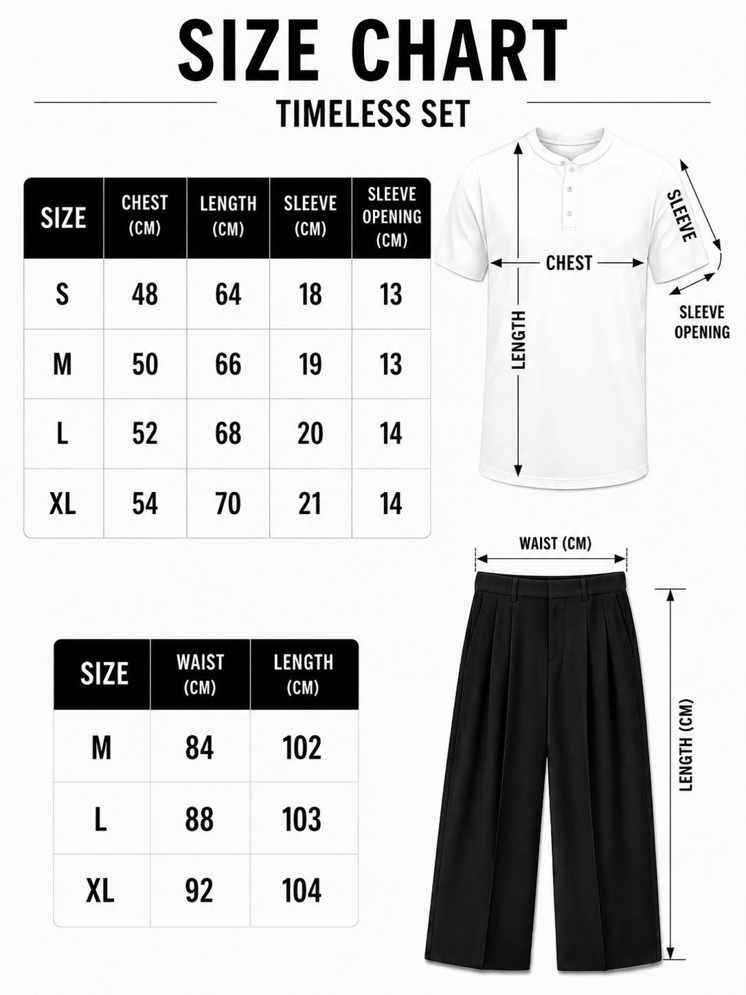 White x Black Timeless Set